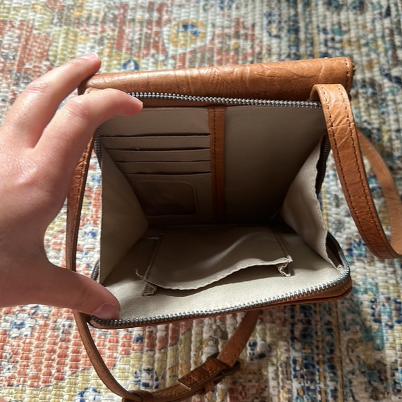 American Leather Crossbody bag “Kansas Brandy Tooled edition” - Picture 8 of 10